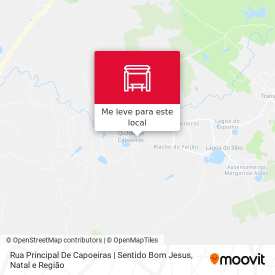 Rua Principal De Capoeiras | Sentido Bom Jesus mapa