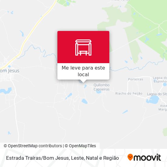 Estrada Traíras / Bom Jesus, Leste mapa