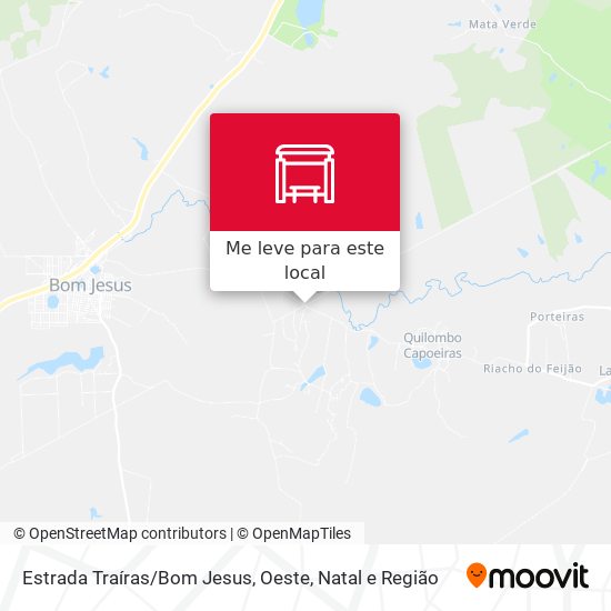Estrada Traíras / Bom Jesus, Oeste mapa