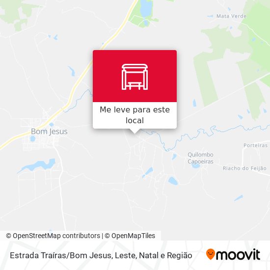Estrada Traíras / Bom Jesus, Leste mapa
