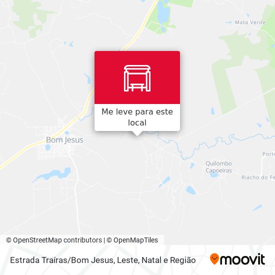 Estrada Traíras / Bom Jesus, Leste mapa