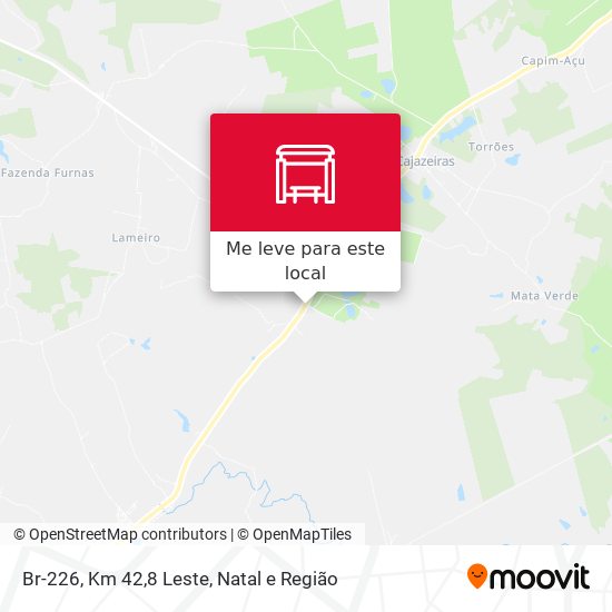 Br-226, Km 42,8 Leste mapa