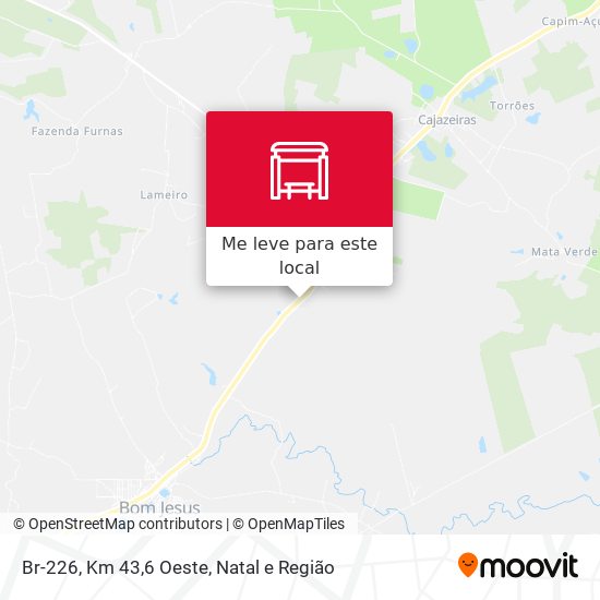 Br-226, Km 43,6 Oeste mapa