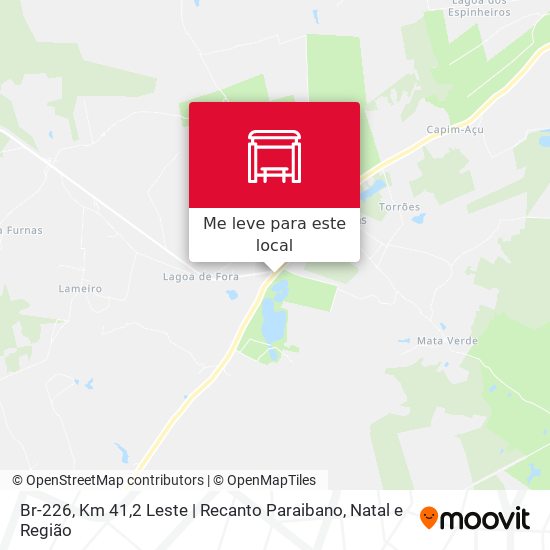 Br-226, Km 41,2 Leste | Recanto Paraibano mapa