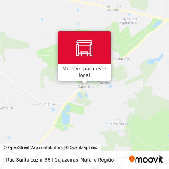 Rua Santa Luzia, 35 | Cajazeiras mapa