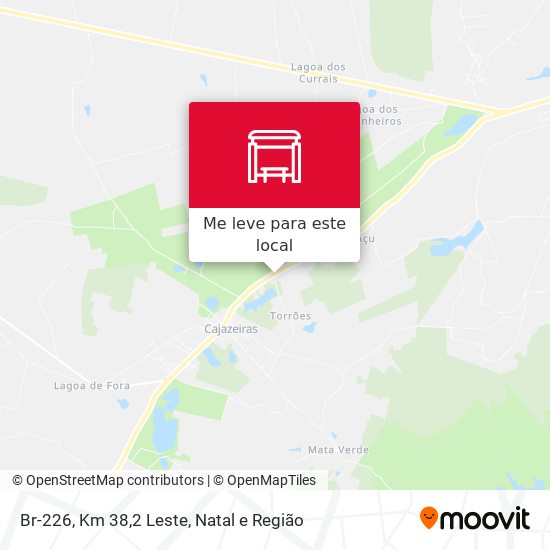 Br-226, Km 38,2 Leste mapa