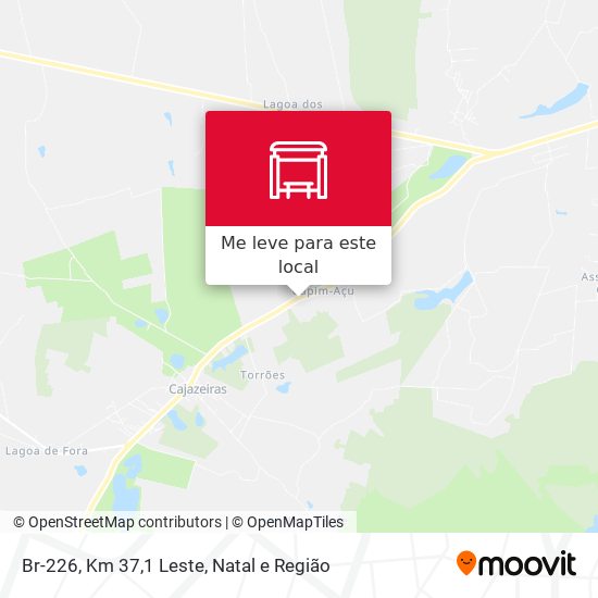 Br-226, Km 37,1 Leste mapa
