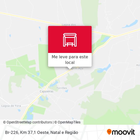 Br-226, Km 37,1 Oeste mapa