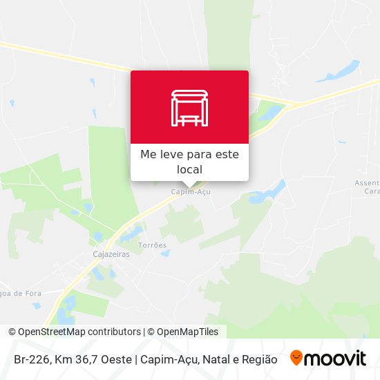 Br-226, Km 36,7 Oeste | Capim-Açu mapa
