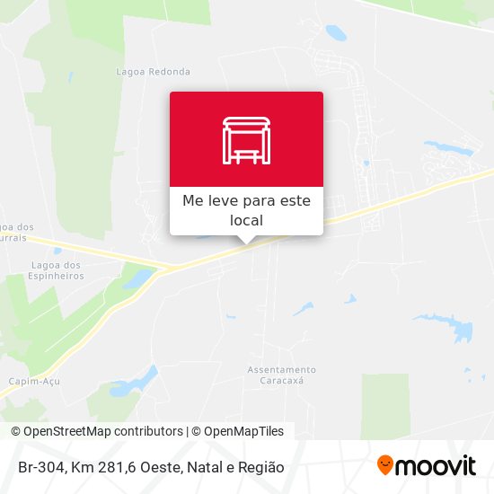 Br-304, Km 281,6 Oeste mapa