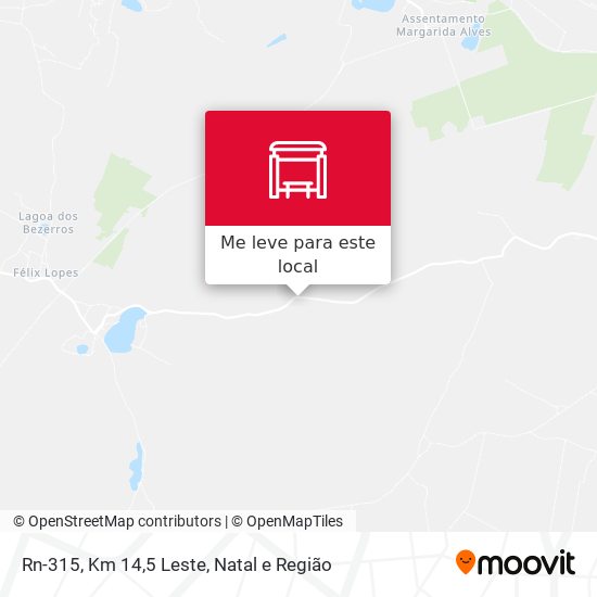 Rn-315, Km 14,5 Leste mapa