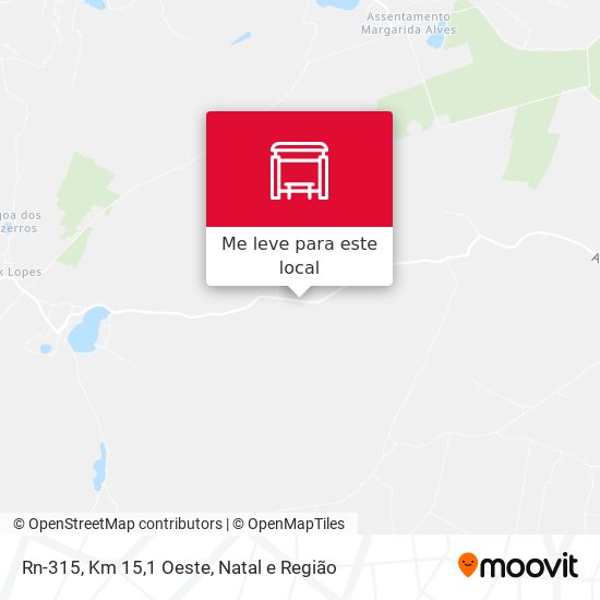 Rn-315, Km 15,1 Oeste mapa