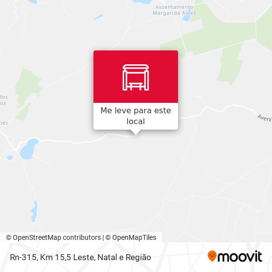 Rn-315, Km 15,5 Leste mapa