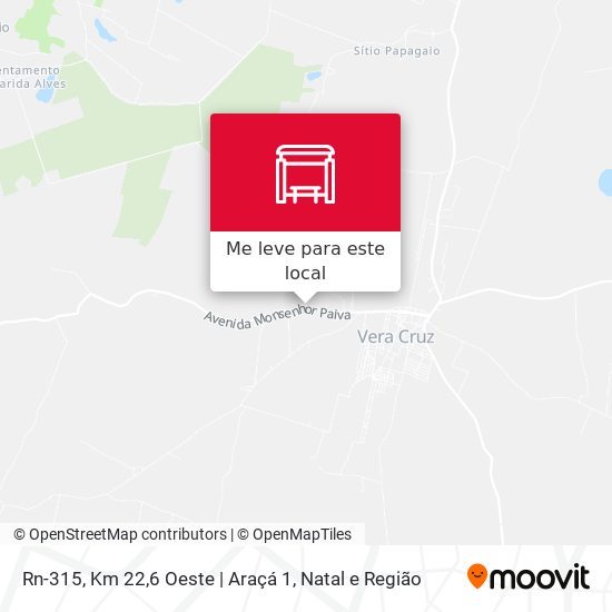 Rn-315, Km 22,6 Oeste | Araçá 1 mapa