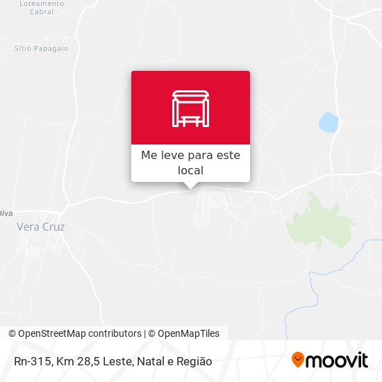 Rn-315, Km 28,5 Leste mapa