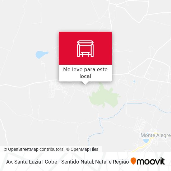 Av. Santa Luzia | Cobé - Sentido Natal mapa