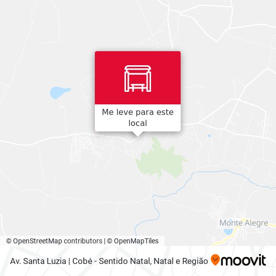 Av. Santa Luzia | Cobé - Sentido Natal mapa