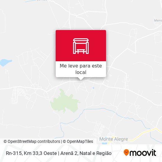 Rn-315, Km 33,3 Oeste | Arenã 2 mapa