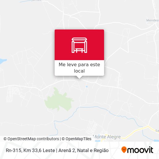 Rn-315, Km 33,6 Leste | Arenã 2 mapa