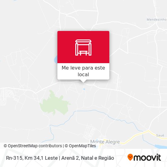 Rn-315, Km 34,1 Leste | Arenã 2 mapa