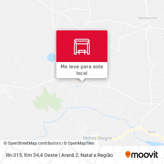 Rn-315, Km 34,4 Oeste | Arenã 2 mapa