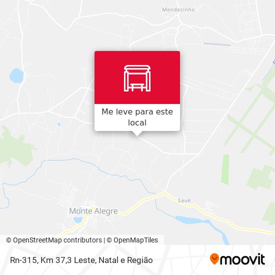 Rn-315, Km 37,3 Leste mapa