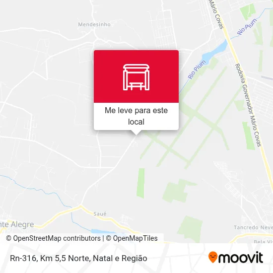 Rn-316, Km 5,5 Norte mapa