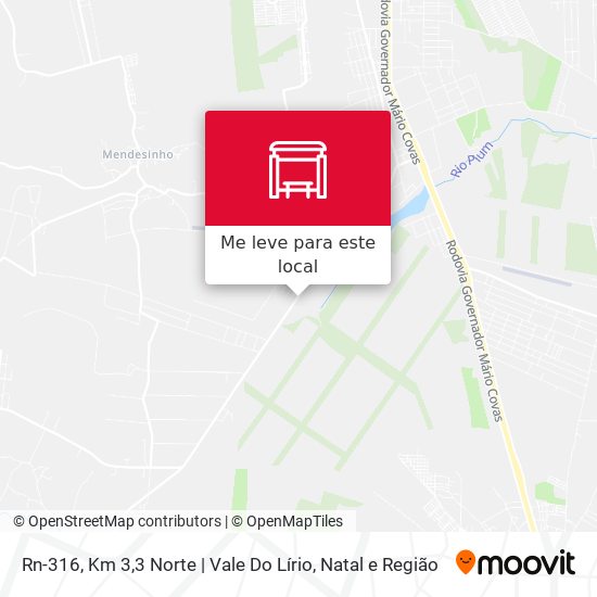 Rn-316, Km 3,3 Norte | Vale Do Lírio mapa