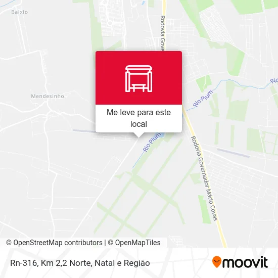 Rn-316, Km 2,2 Norte mapa