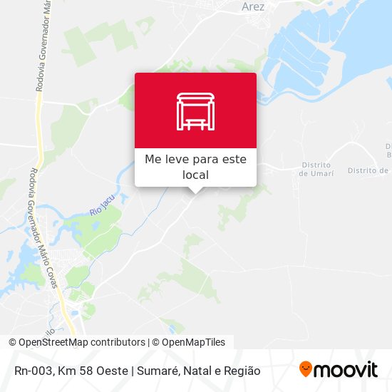 Rn-003, Km 58 Oeste | Sumaré mapa