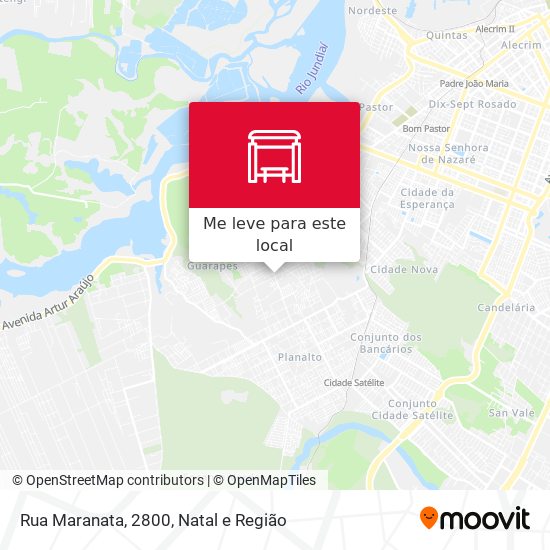 Rua Maranata, 2800 mapa