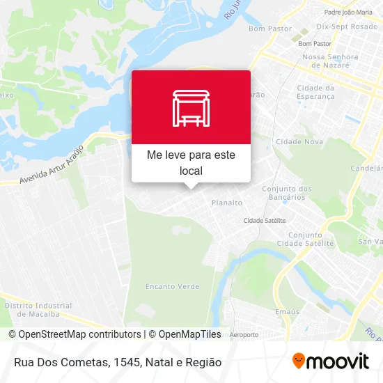 Rua Dos Cometas, 1545 mapa