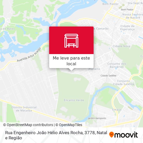 Rua Engenheiro João Hélio Alves Rocha, 3778 mapa