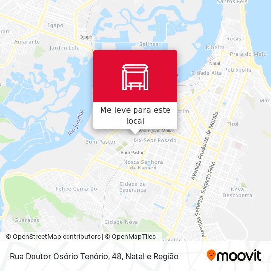 Rua Doutor Osório Tenório, 48 mapa