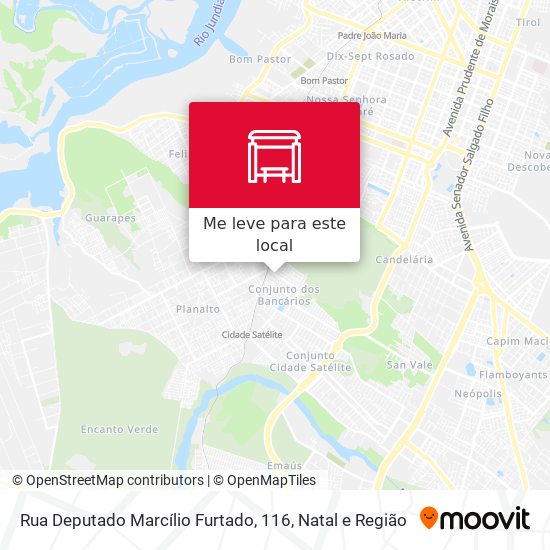 Rua Deputado Marcílio Furtado, 116 mapa