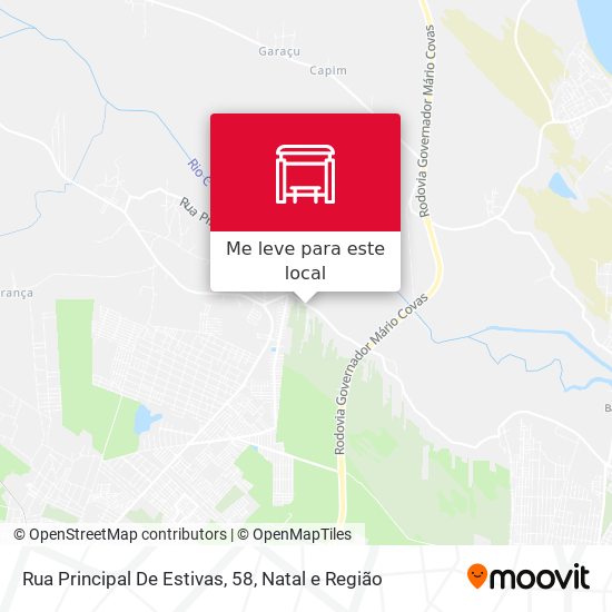 Rua Principal De Estivas, 58 mapa
