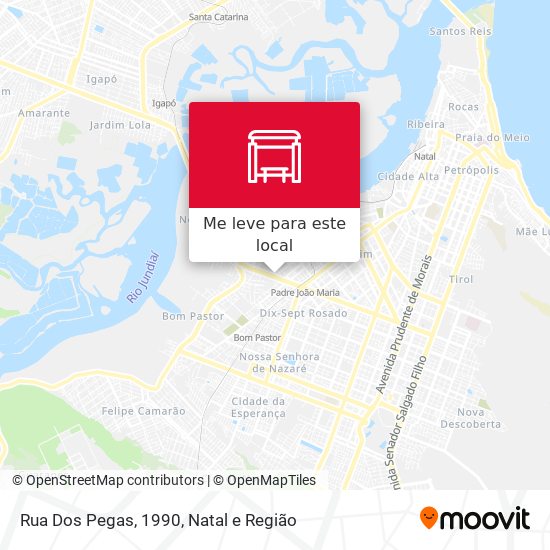 Rua Dos Pegas, 1990 mapa
