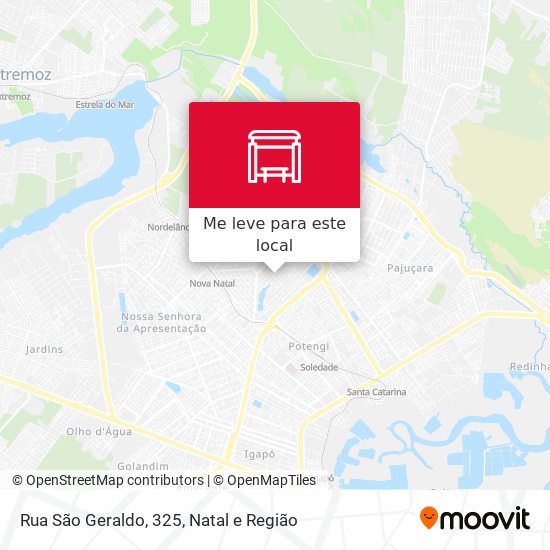 Rua São Geraldo, 325 mapa