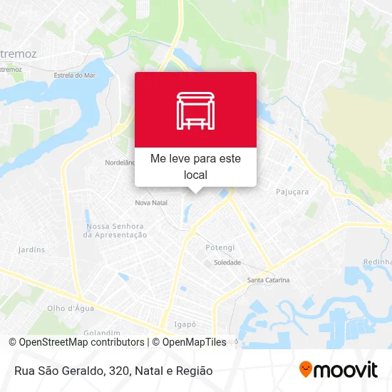 Rua São Geraldo, 320 mapa
