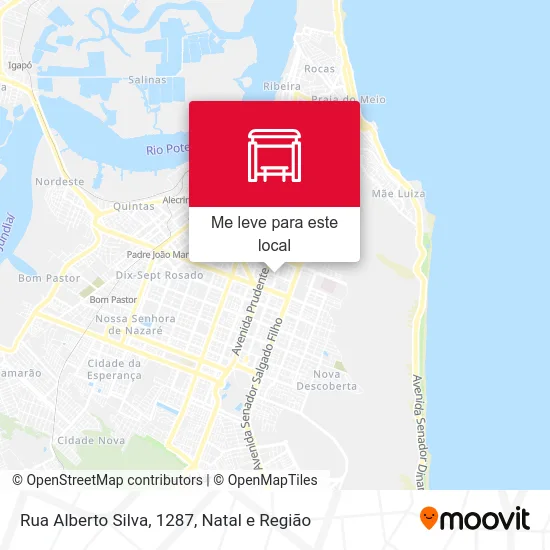 Rua Alberto Silva, 1287 mapa