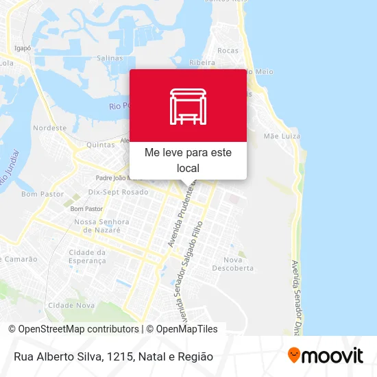 Rua Alberto Silva, 1215 mapa