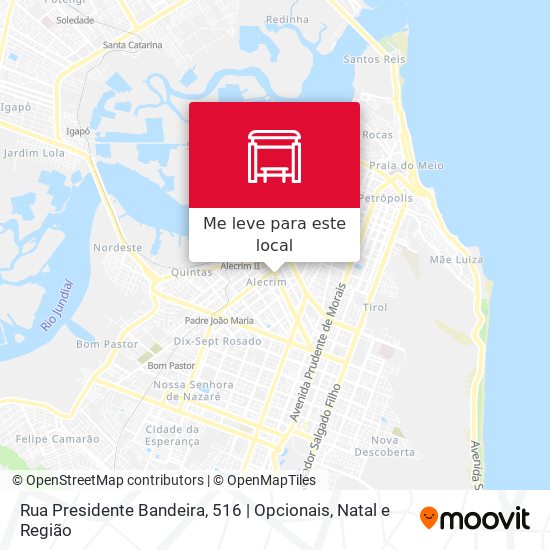 Rua Presidente Bandeira, 516 | Opcionais mapa