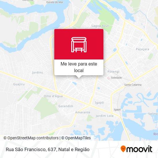 Rua São Francisco, 637 mapa