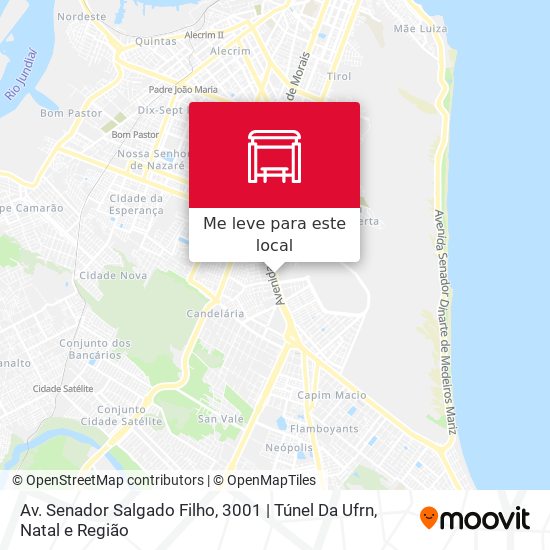 Av. Senador Salgado Filho, 3001 | Túnel Da Ufrn mapa