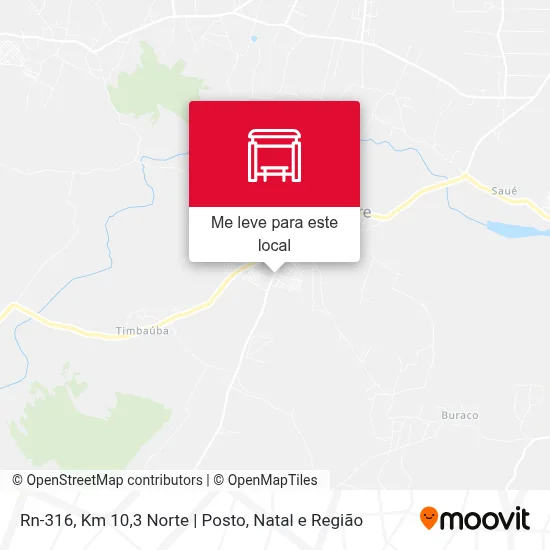 Rn-316, Km 10,3 Norte | Posto mapa