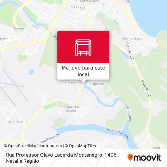 Rua Professor Olavo Lacerda Montenegro, 1406 mapa