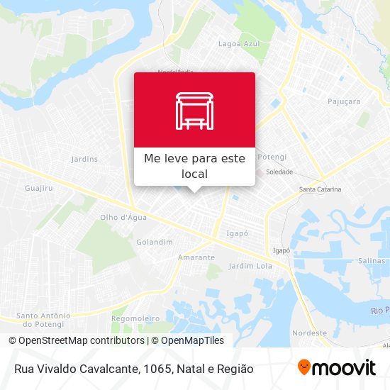 Rua Vivaldo Cavalcante, 1065 mapa
