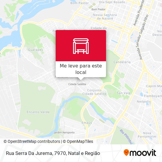 Rua Serra Da Jurema, 7970 mapa
