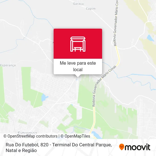 Rua Do Futebol, 820 - Terminal Do Central Parque mapa