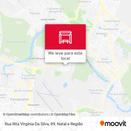 Rua Rita Virgínia Da Silva, 89 mapa